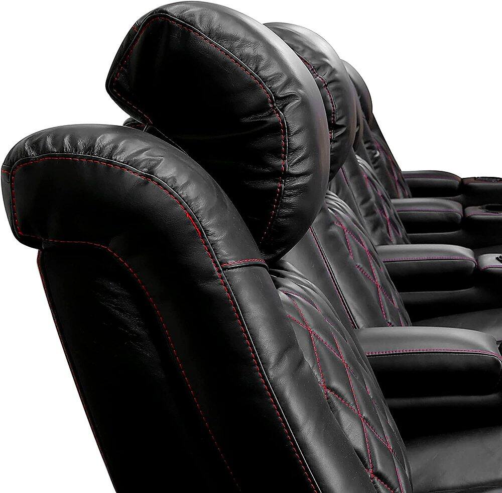 Best Buy: Valencia Theater Seating Valencia Tuscany Row of 4 Loveseat ...