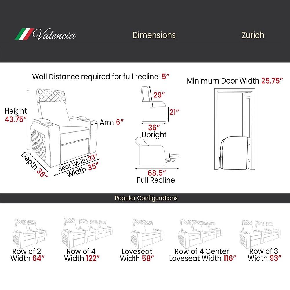 Valencia Theater Seating Valencia Zurich Home Theater Seating Premium