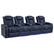 Angle. Valencia Theater Seating - Valencia Tuscany Row of 4 Premium Top Grain 11000 Nappa Leather Home Theater Seating - Navy Blue.