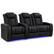 Angle. Valencia Theater Seating - Valencia Tuscany Luxury Row of 3 Loveseat Right Semi-Aniline Italian 20000 Leather Home Theater Seating - Onyx.