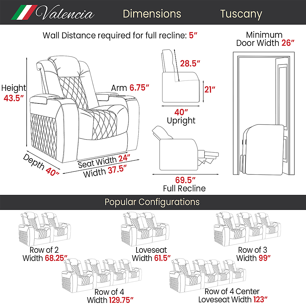 Valencia Tuscany Heat & Massage Home Edition