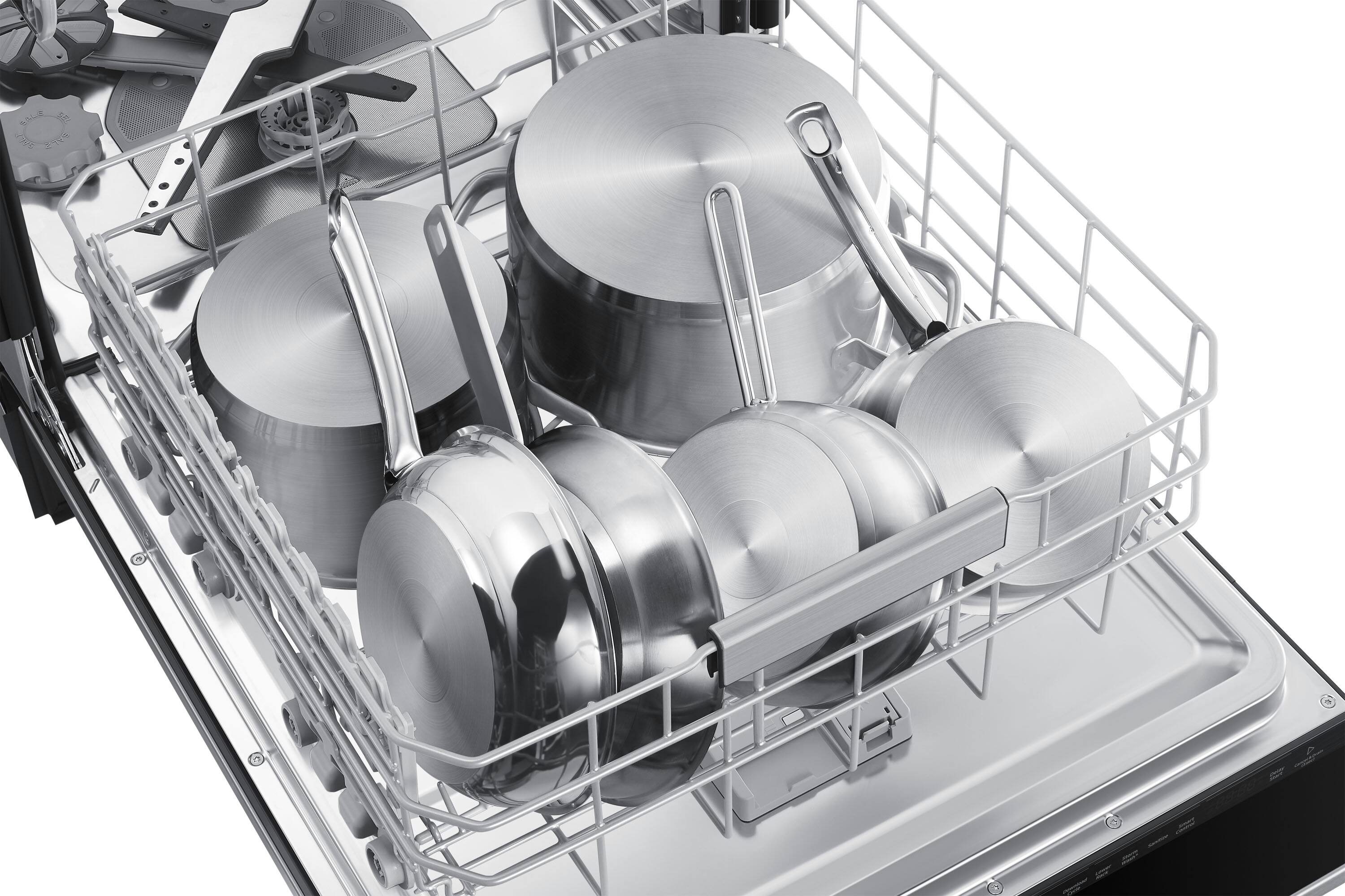 Alt View 16. Dacor - Top Control Built-In Dishwasher with Stainless Steel Tub, Seamless Design, Built-In Water Softener, 3rd Rack, 40 dBA - Panel Ready.