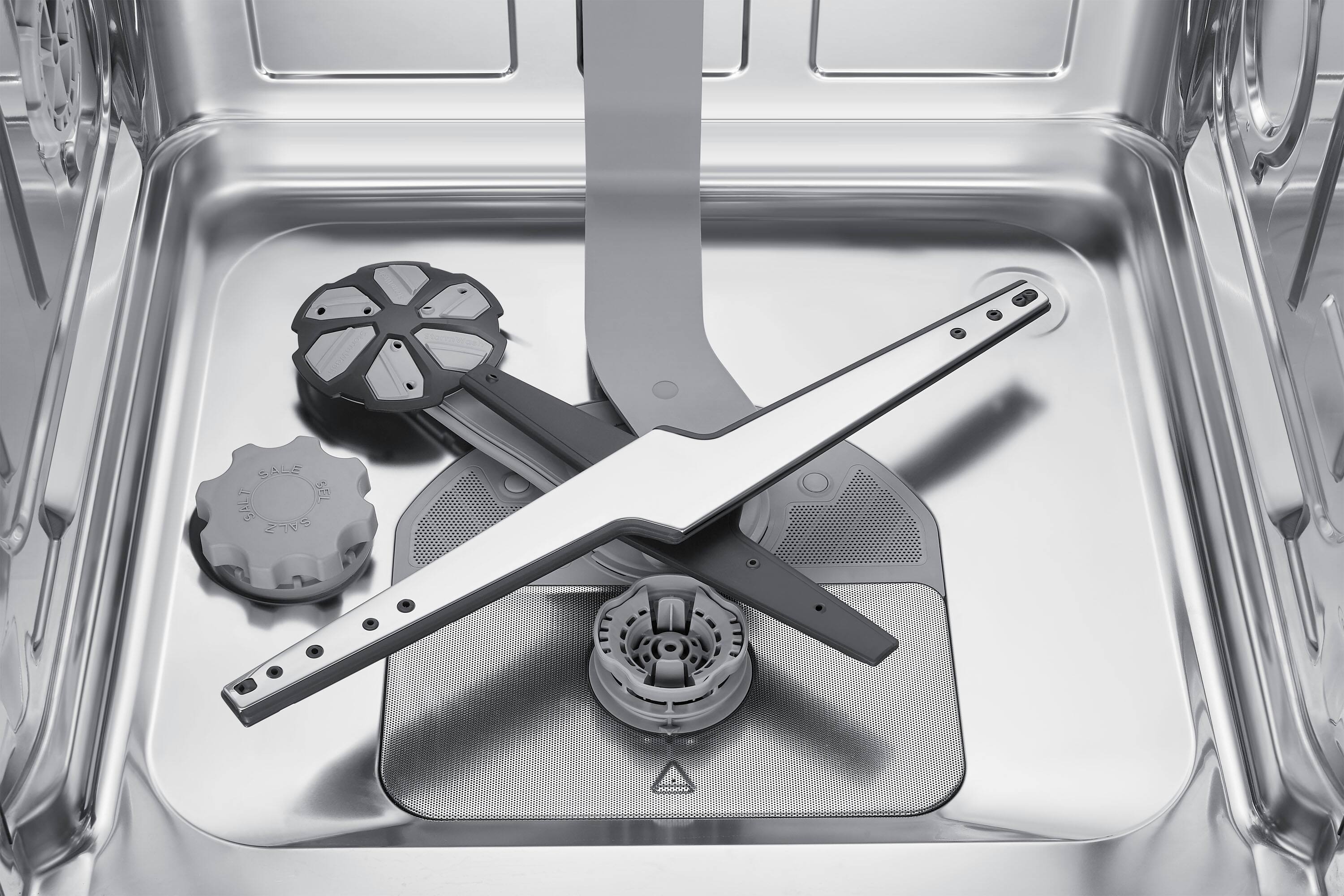 Alt View 19. Dacor - Top Control Built-In Dishwasher with Stainless Steel Tub, Seamless Design, Built-In Water Softener, 3rd Rack, 40 dBA - Panel Ready.