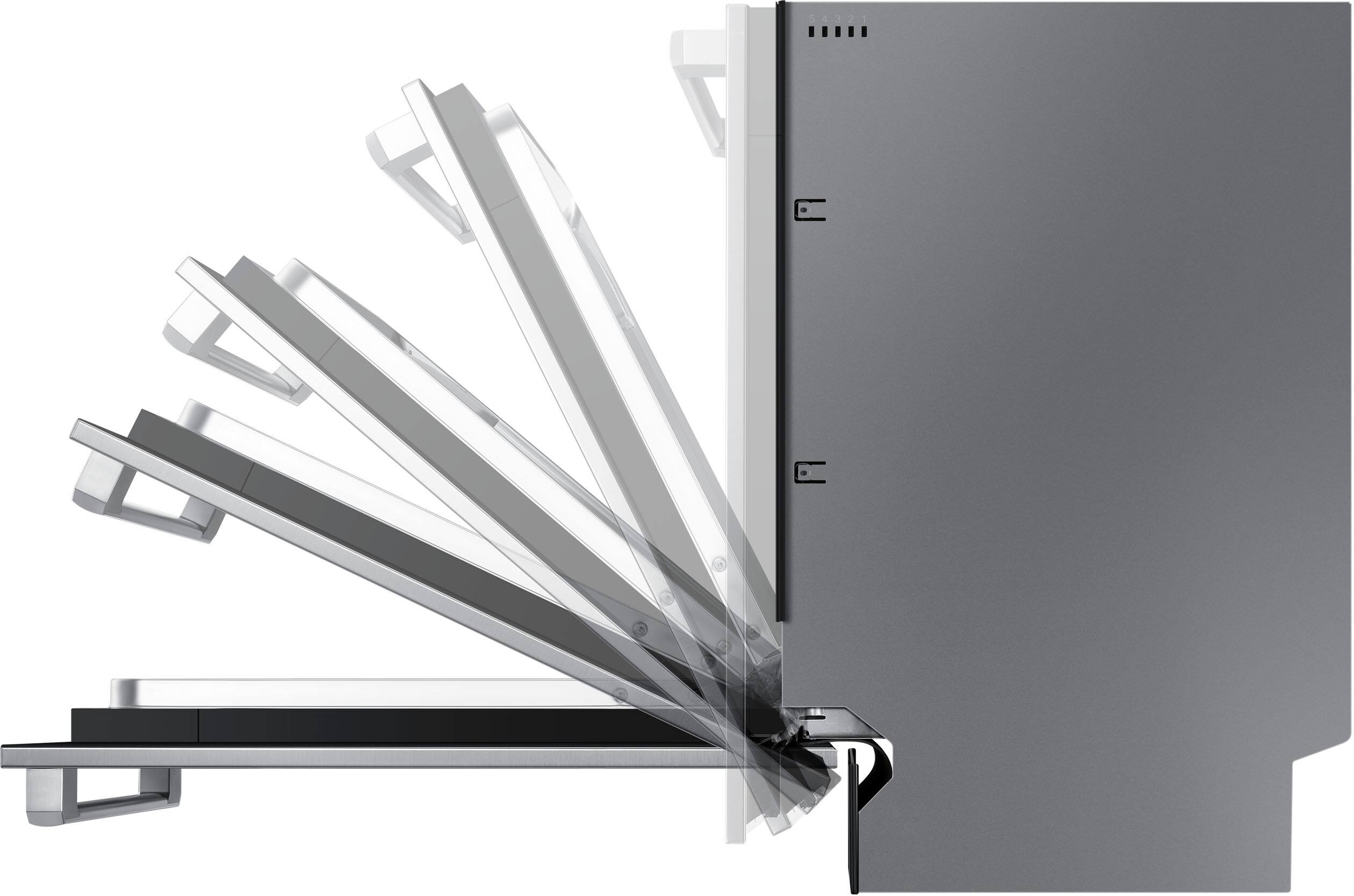 Alt View 2. Dacor - Top Control Built-In Dishwasher with Stainless Steel Tub, Seamless Design, Built-In Water Softener, 3rd Rack, 40 dBA - Panel Ready.