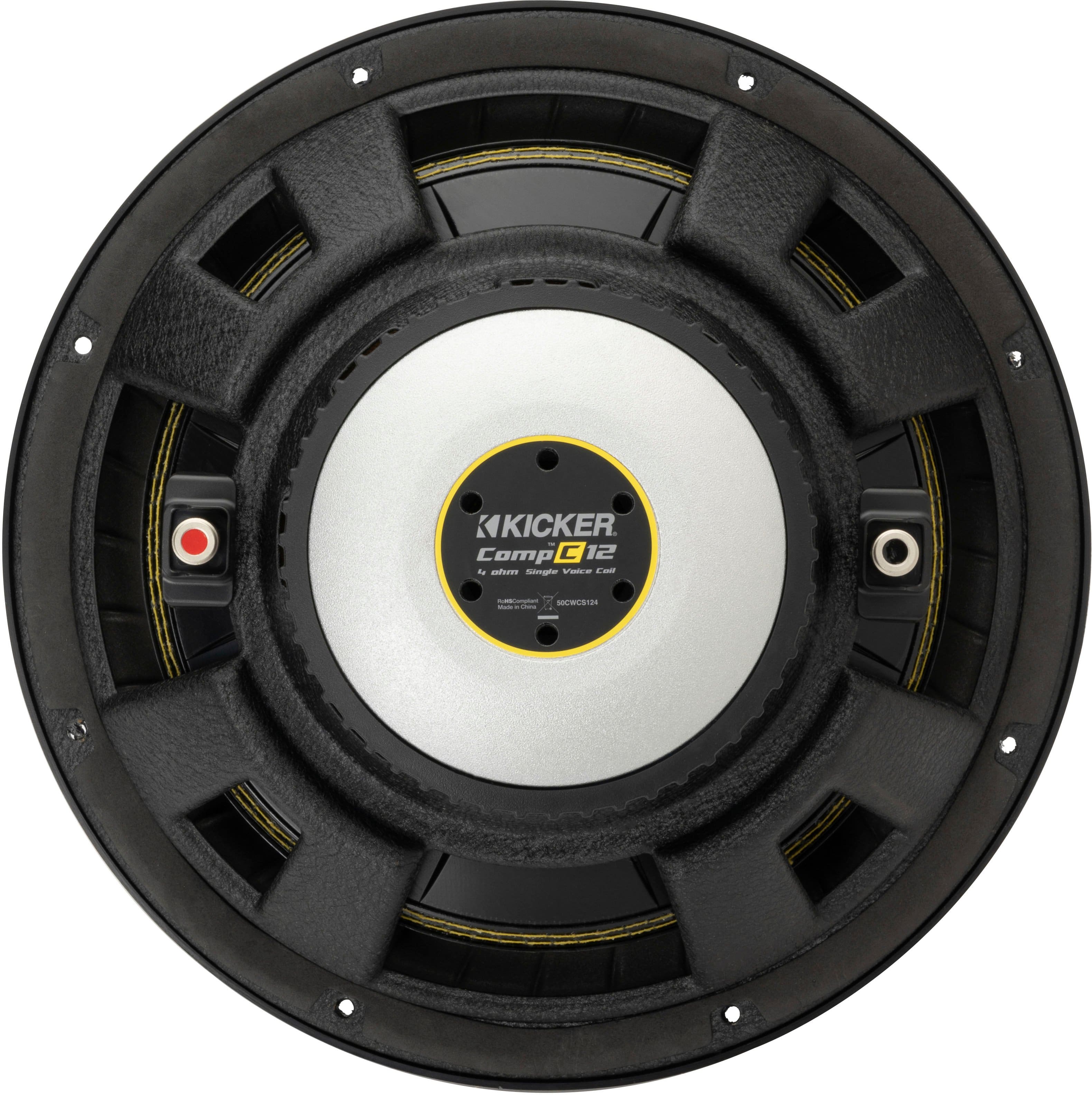 Alt View 11. KICKER - CompC 12" - Black.