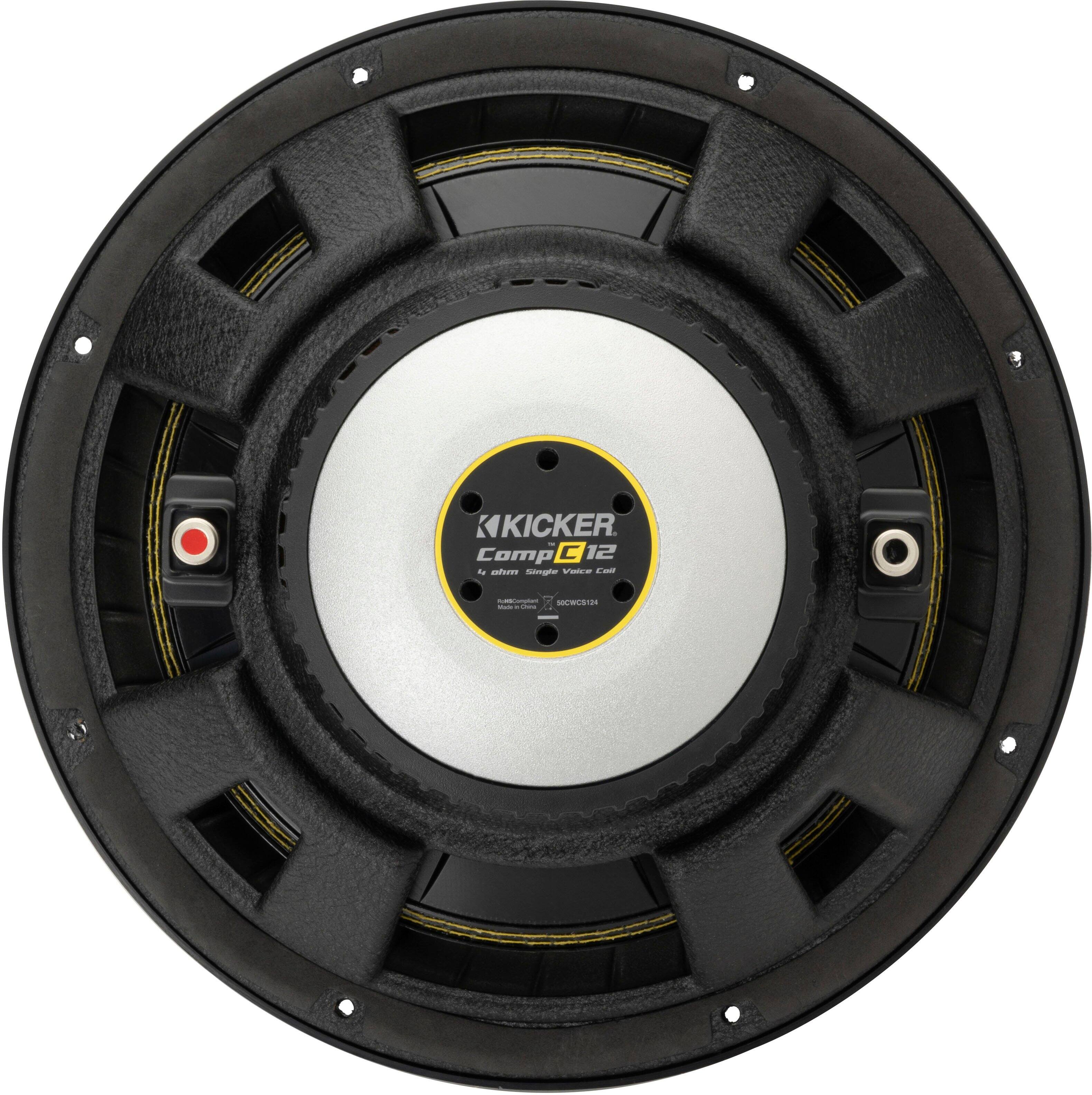 Alt View 11. KICKER - CompC 12" - Black.