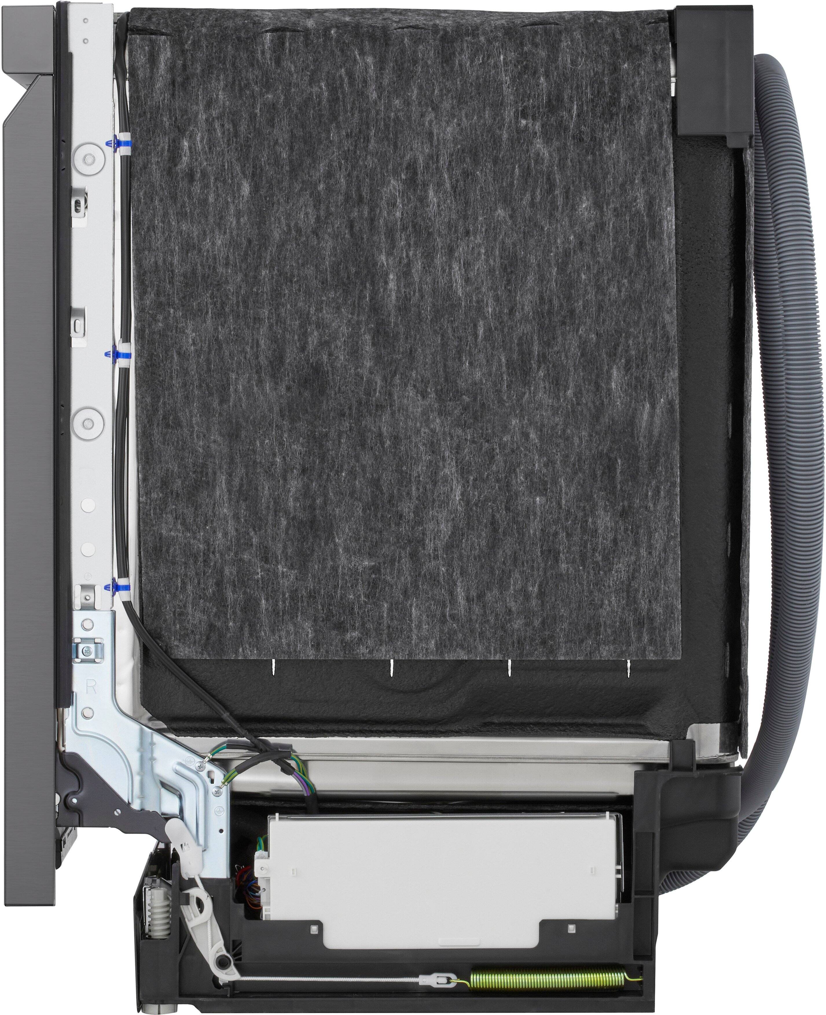 Alt View 17. LG - Top Control Smart Built-in Stainless Steel Tub Dishwasher with 3rd Rack, QuadWash Pro and 46dBA - PrintProof Black Stainless Steel.