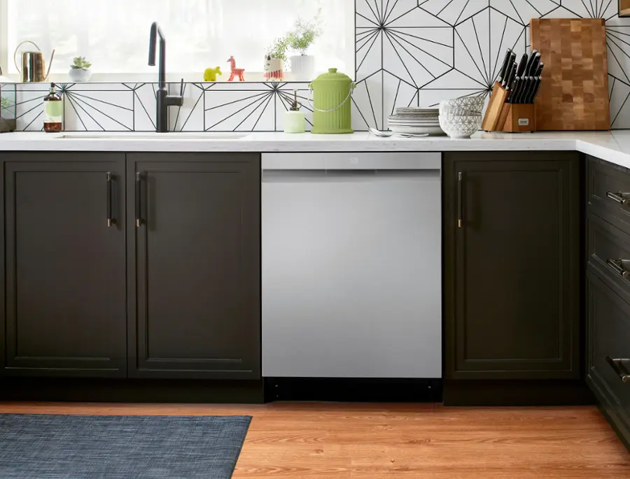 Alt View 20. LG - Top Control Smart Built-in Stainless Steel Tub Dishwasher with 3rd Rack, QuadWash Pro and 46dBA - Stainless Steel.