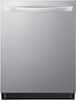 Front. LG - Top Control Smart Built-in Stainless Steel Tub Dishwasher with 3rd Rack, QuadWash Pro and 46dBA - Stainless Steel.