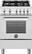Front. Bertazzoni - 24" Professional Series range - Gas oven - 4 aluminum burners - Stainless Steel.