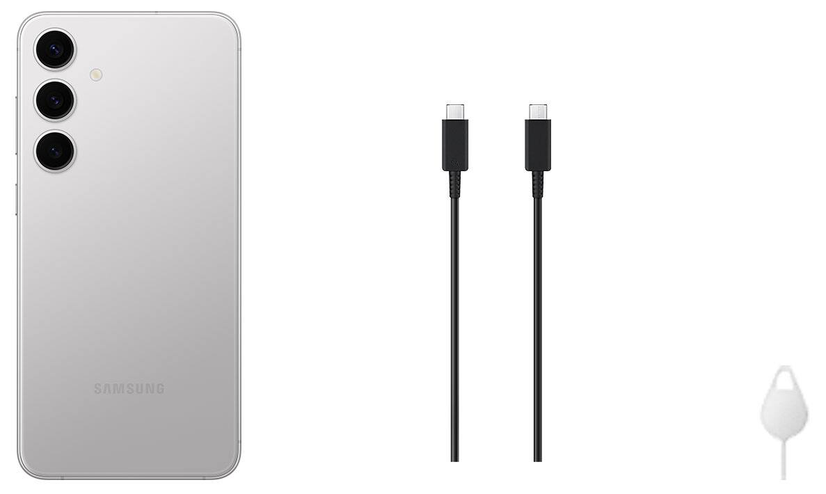 Alt View 12. Samsung - Galaxy S24+ 256GB - Marble Gray.