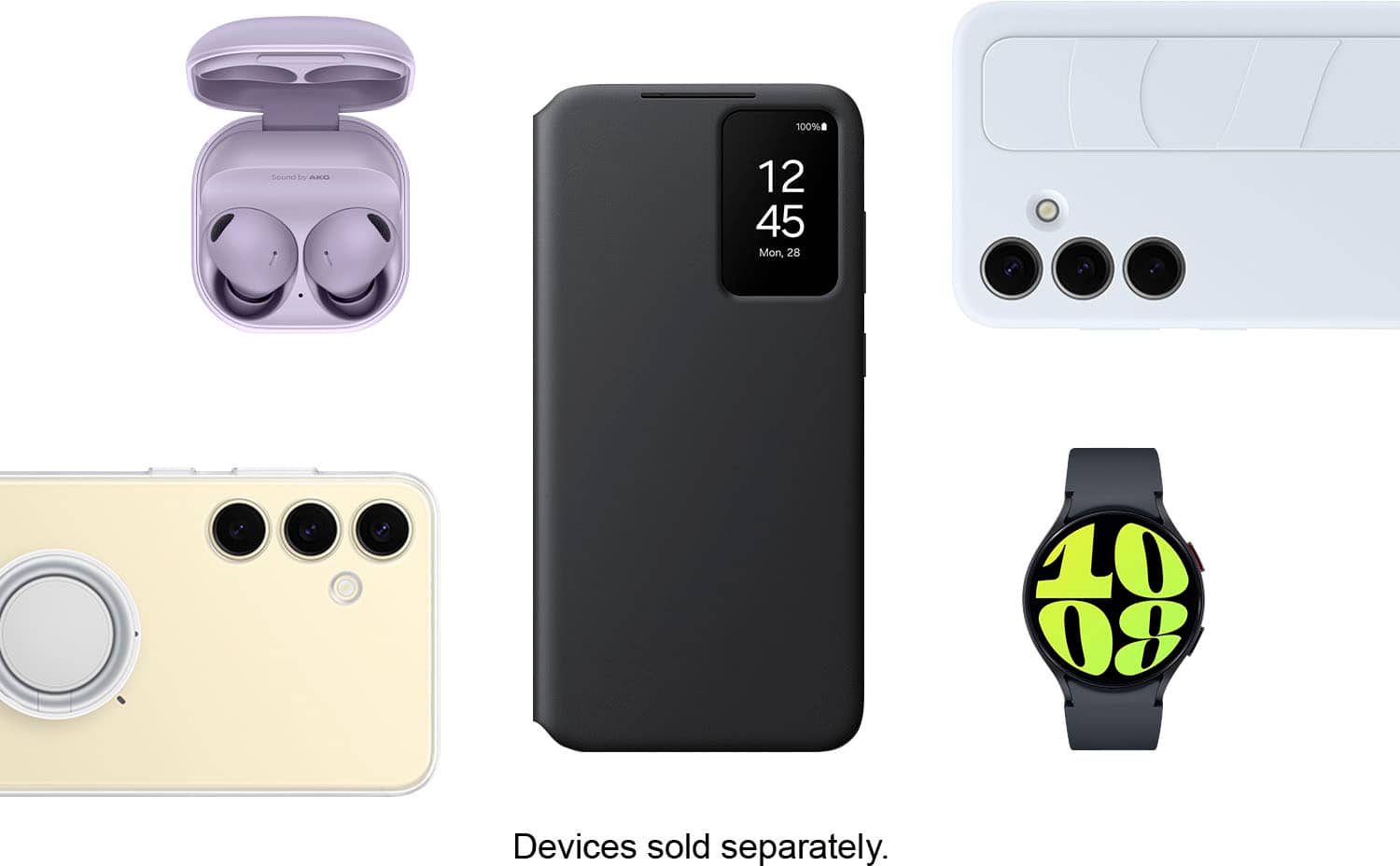 Alt View 20. Samsung - Galaxy S24+ 256GB - Marble Gray.