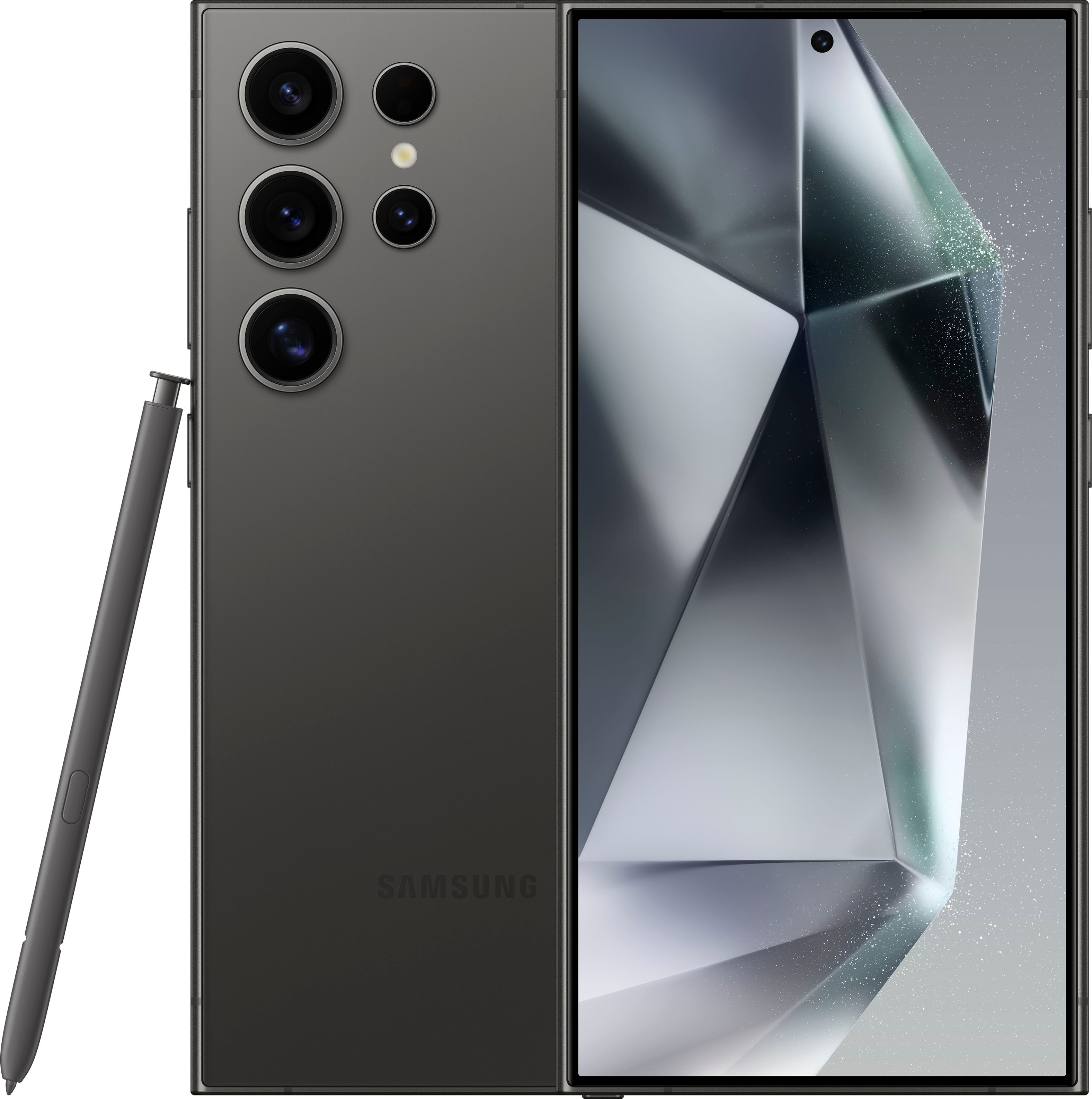 Samsung - Galaxy S24 Ultra 256GB - Titanium Black (AT&T)