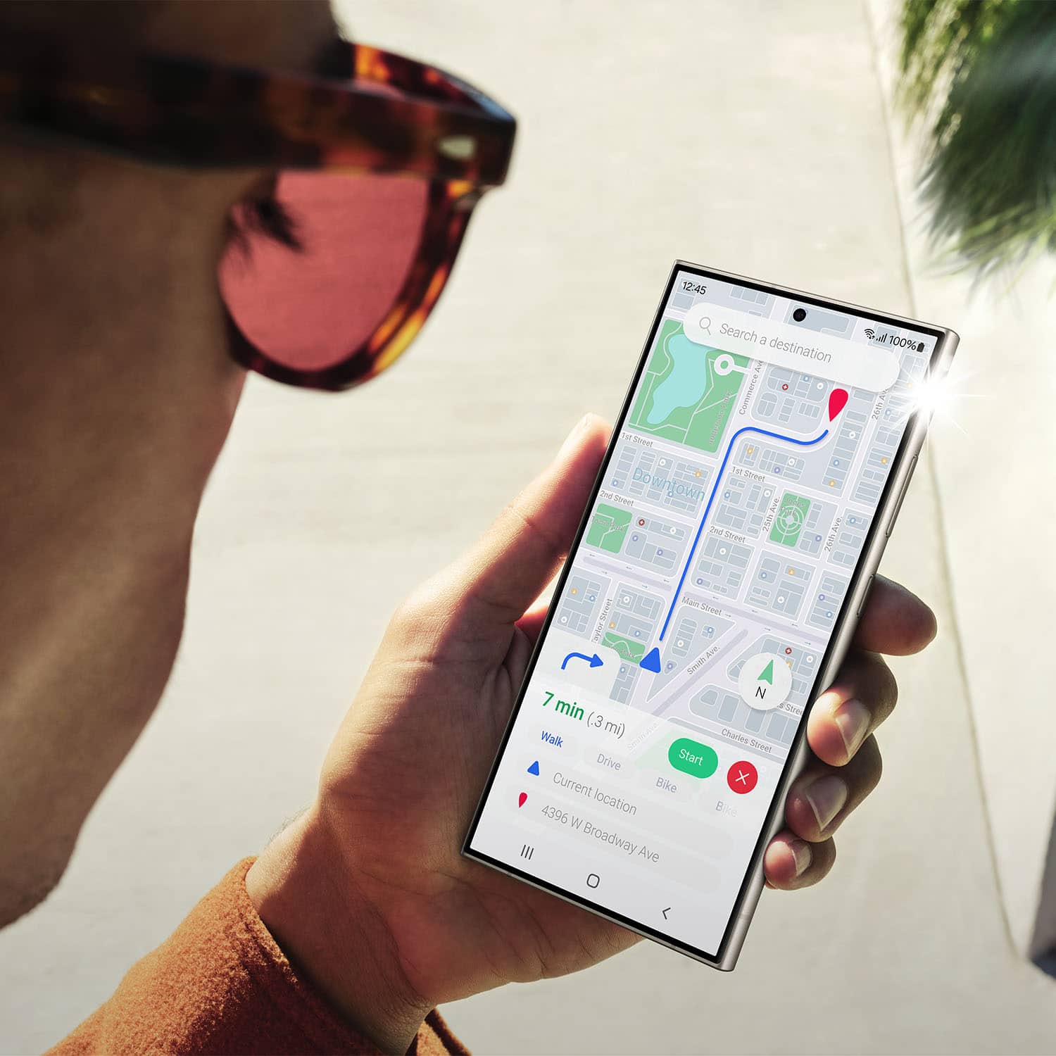 Alt View 17. Samsung - Galaxy S24 Ultra 256GB - Titanium Black.