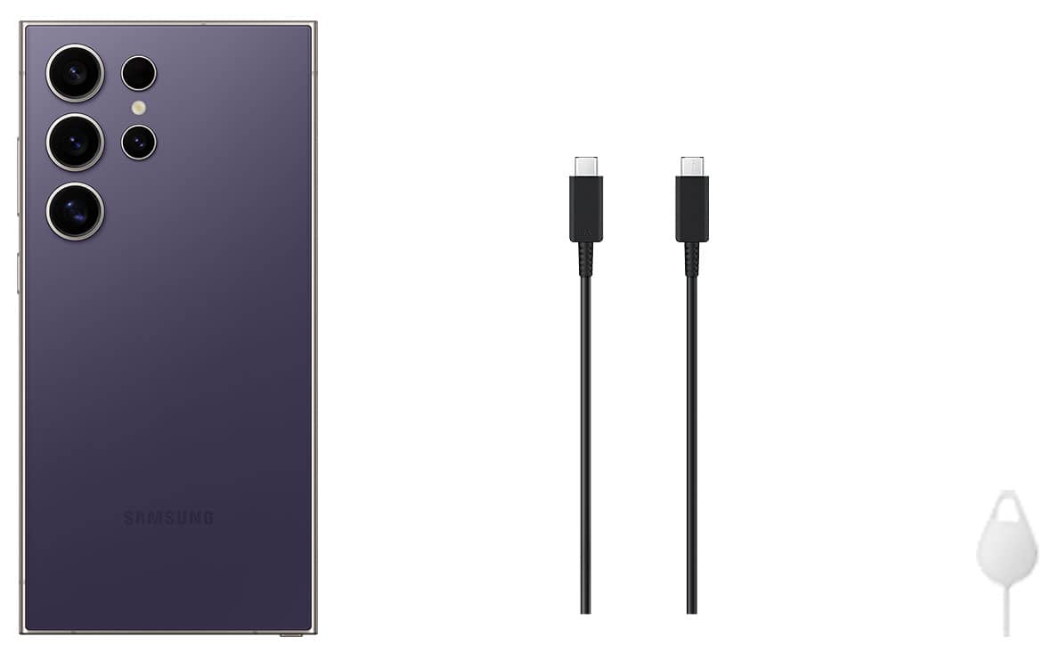 Alt View 12. Samsung - Galaxy S24 Ultra 256GB - Titanium Violet.