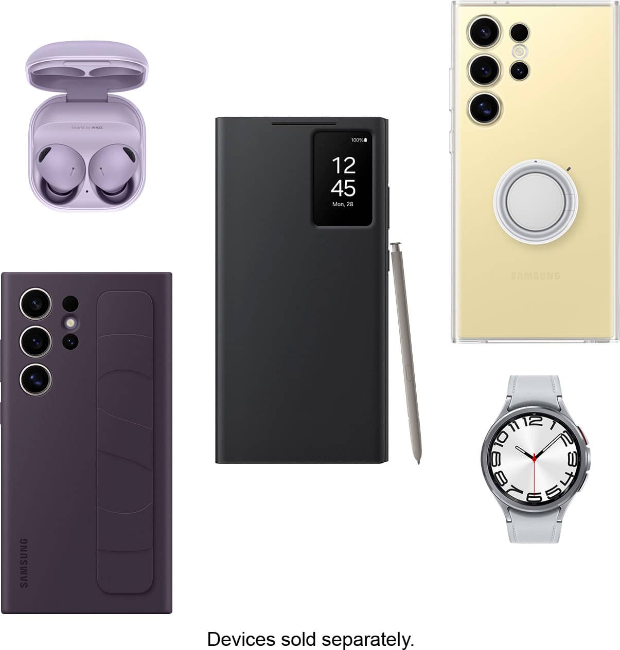 Alt View 20. Samsung - Galaxy S24 Ultra 256GB - Titanium Violet.