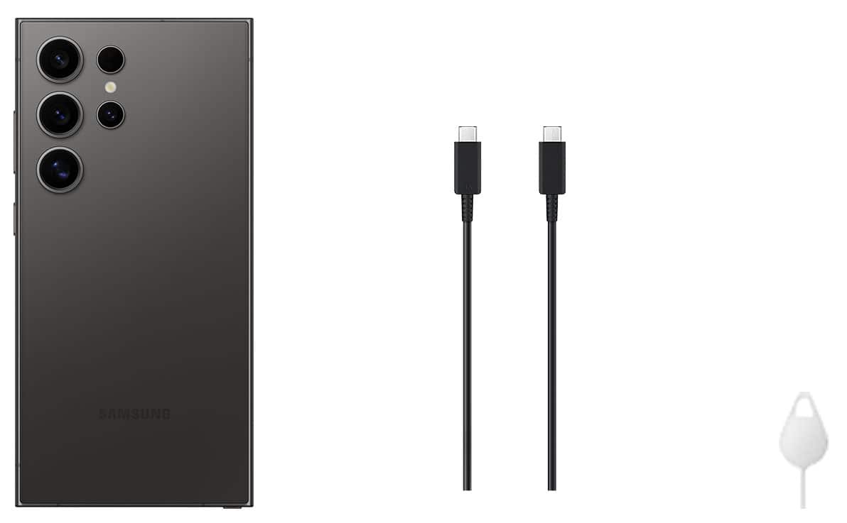 Alt View 12. Samsung - Galaxy S24 Ultra 512GB - Titanium Black.