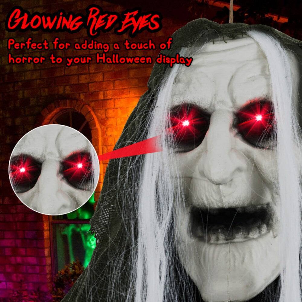 Glowing Red Eyes  
Perfect for adding a touch of horror to your Halloween display