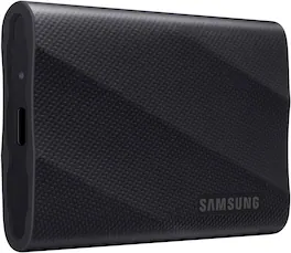 Samsung - Geek Squad Certified Refurbished T9 Portable SSD 1TB, Up to 2,000MB/s , USB 3.2 Gen2 - Black