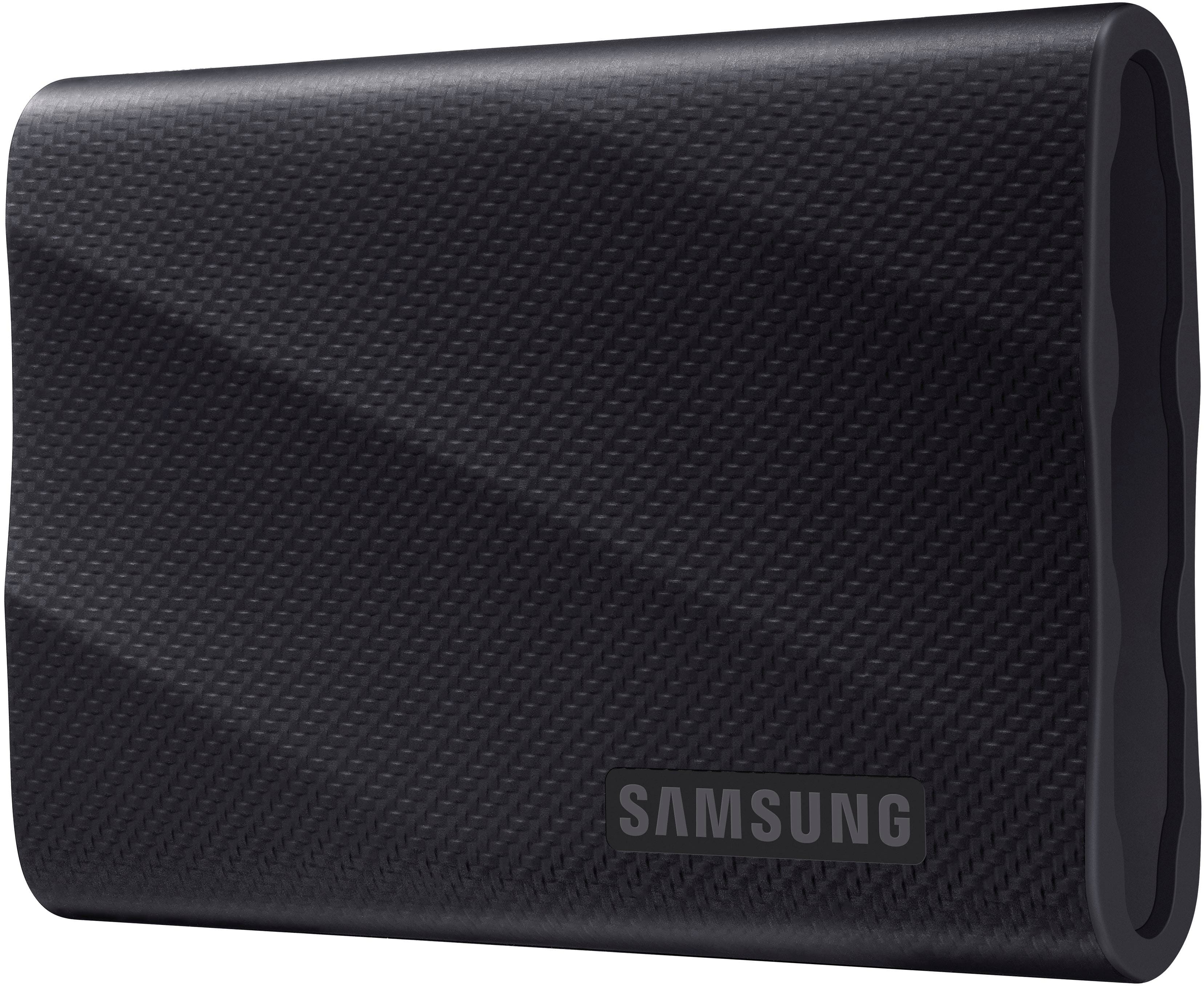 Alt View 11. Samsung - Geek Squad Certified Refurbished T9 Portable SSD 2TB, Up to 2,000MB/s, USB 3.2 Gen2 - Black.