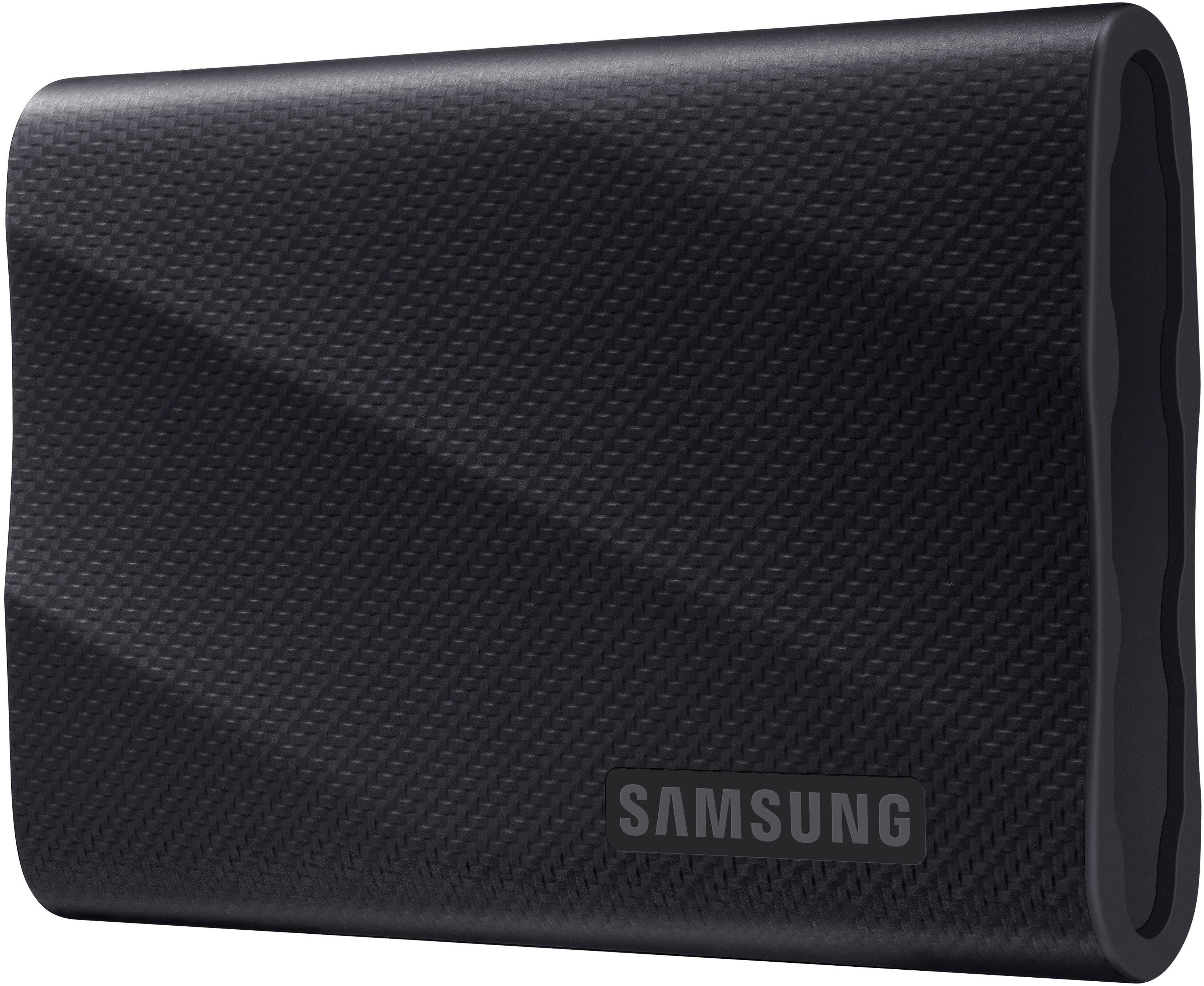Alt View 11. Samsung - Geek Squad Certified Refurbished T9 Portable SSD 2TB, Up to 2,000MB/s, USB 3.2 Gen2 - Black.