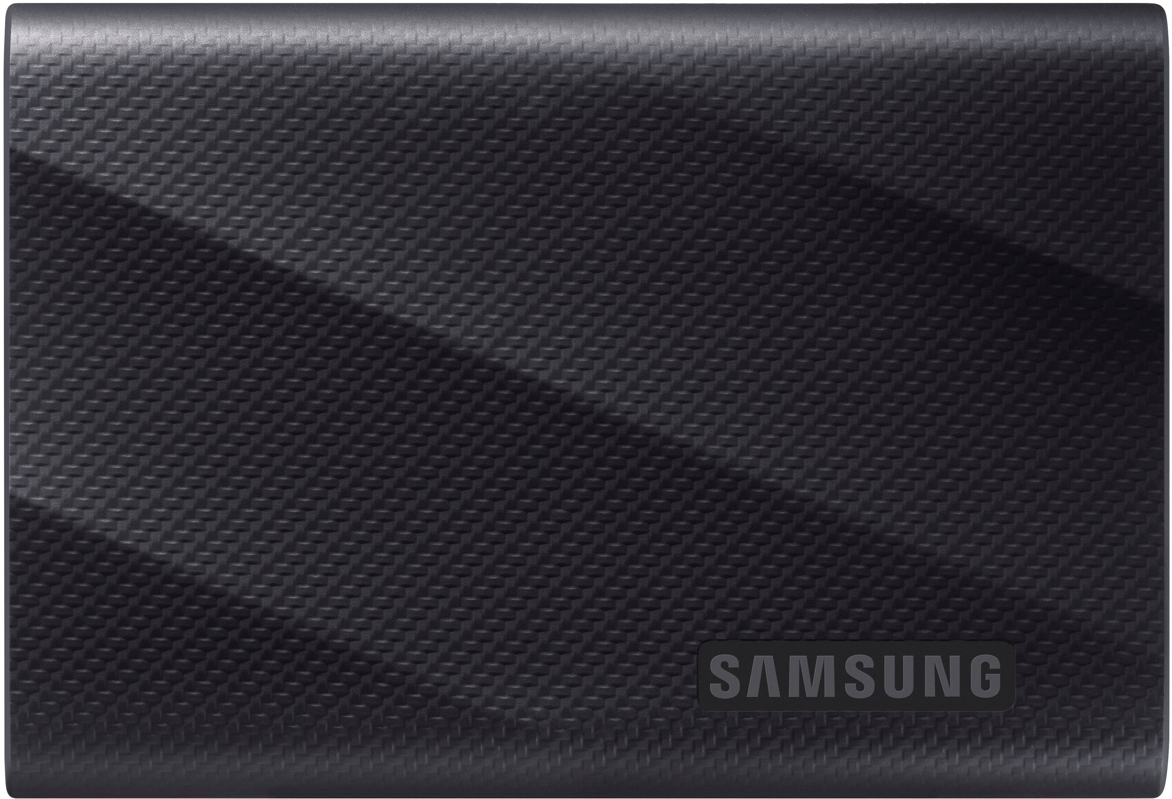 Alt View 12. Samsung - Geek Squad Certified Refurbished T9 Portable SSD 2TB, Up to 2,000MB/s, USB 3.2 Gen2 - Black.