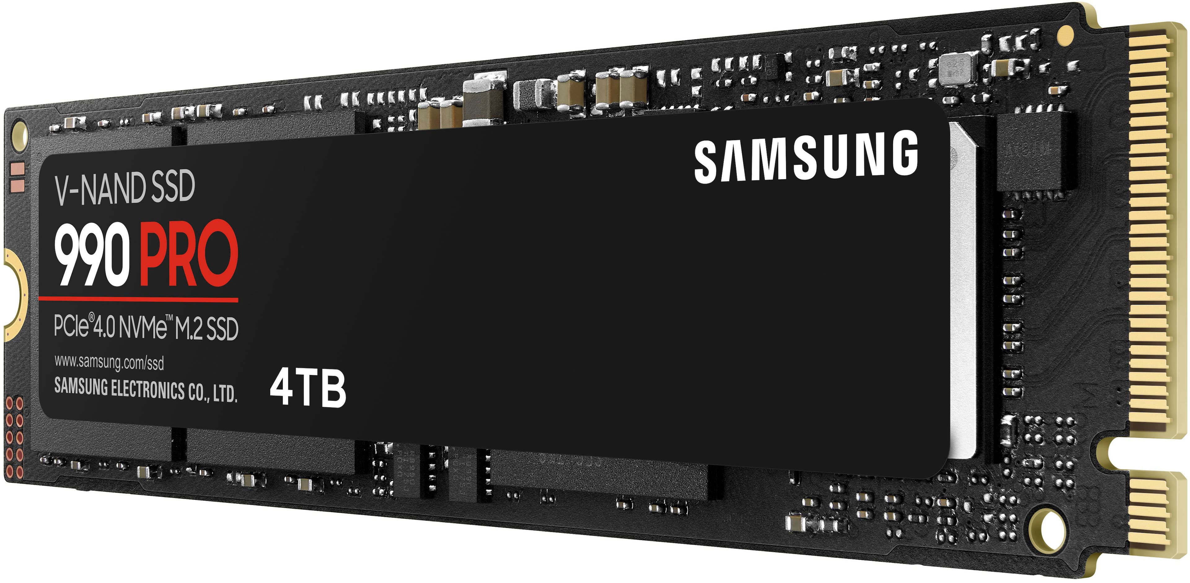 Alt View 12. Samsung - Geek Squad Certified Refurbished 990 PRO 4TB Internal SSD PCle Gen 4x4 NVMe - Black.