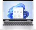 Front. HP - Envy 2-in-1 14" Wide Ultra XGA Touch-Screen Laptop - AMD Ryzen 7 - 16GB Memory - 1TB SSD - Glacier Silver.