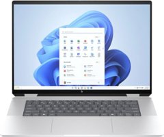 HP - Envy 2-in-1 16" Wide Ultra XGA Touch-Screen Laptop - Intel Core Ultra 5 - 16GB Memory - 512GB SSD - Glacier Silver - Front_Zoom