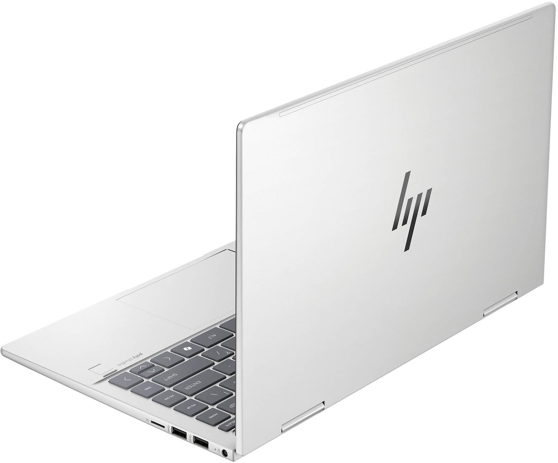Alt View 3. HP - Envy 2-in-1 14" Full HD Touch-Screen Laptop - Intel Core 7 - 16GB Memory - 512GB SSD - Natural Silver.