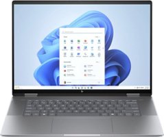 HP - Envy 2-in-1 16" Wide Ultra XGA Touch-Screen Laptop - AMD Ryzen 7 - 16GB Memory - 1TB SSD - Meteor Silver - Front_Zoom