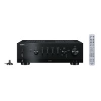Yamaha - Bluetooth 240-Watt 2.0-Channel Network Stereo Receiver with Remote - Black - Front_Zoom