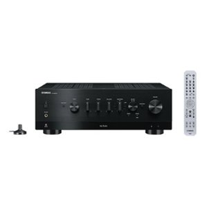 Yamaha - Bluetooth 240-Watt 2.0-Channel Network Stereo Receiver with Remote - Black