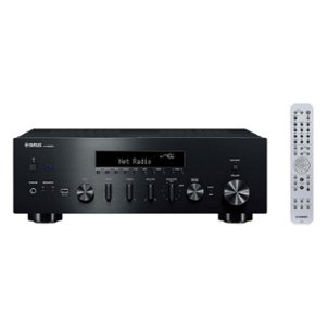 Yamaha - Bluetooth 120-Watt 2.0-Channel Network Stereo Receiver with Remote - Black