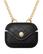 Front. Anne Klein - Quilted Crossbody Case for Apple AirPods Pro - Black/Gold.