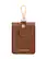 Alt View 11. Anne Klein - Faux Leather Case with Clip for Apple AirPods - Brown/Gold.