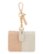 Alt View Zoom 11. Anne Klein - Faux Leather Keychain Case for Apple AirPods Pro - Blush/Cream.