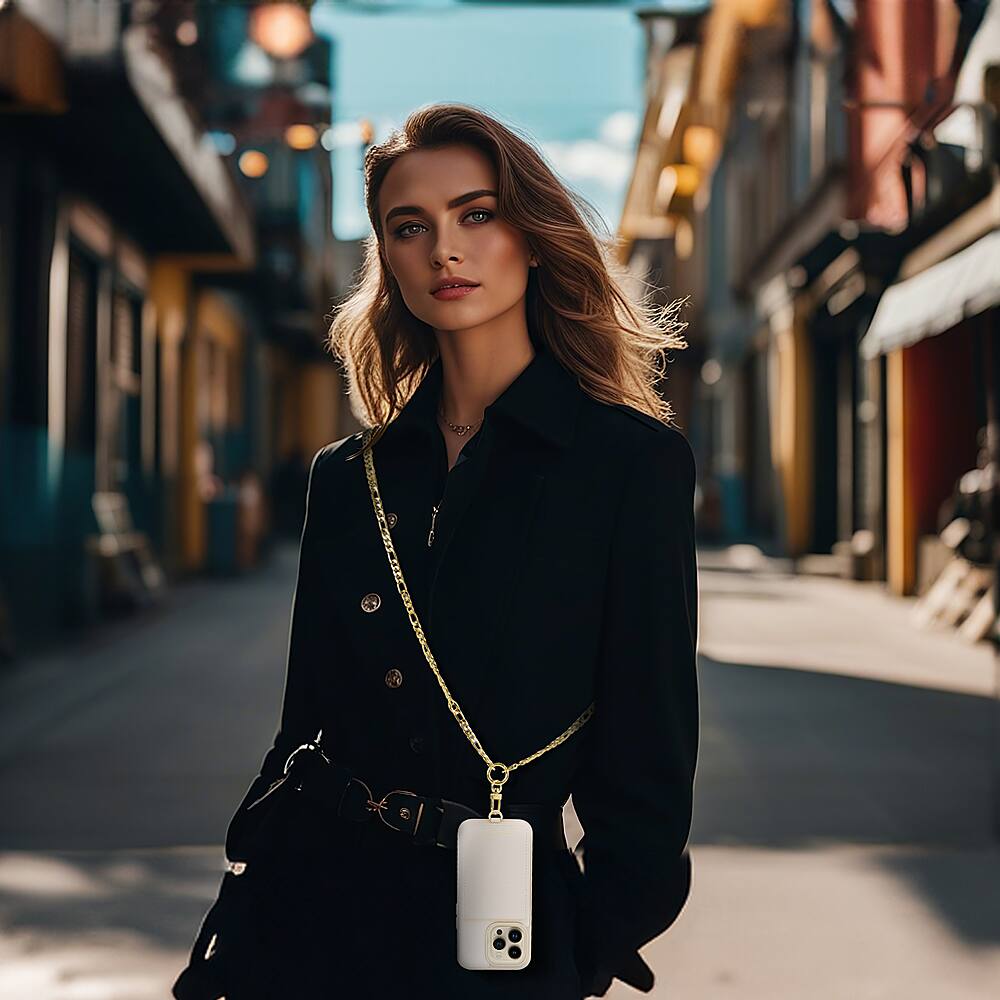 Alt View 13. Anne Klein - Crossbody Chain for Apple iPhones - Gold.