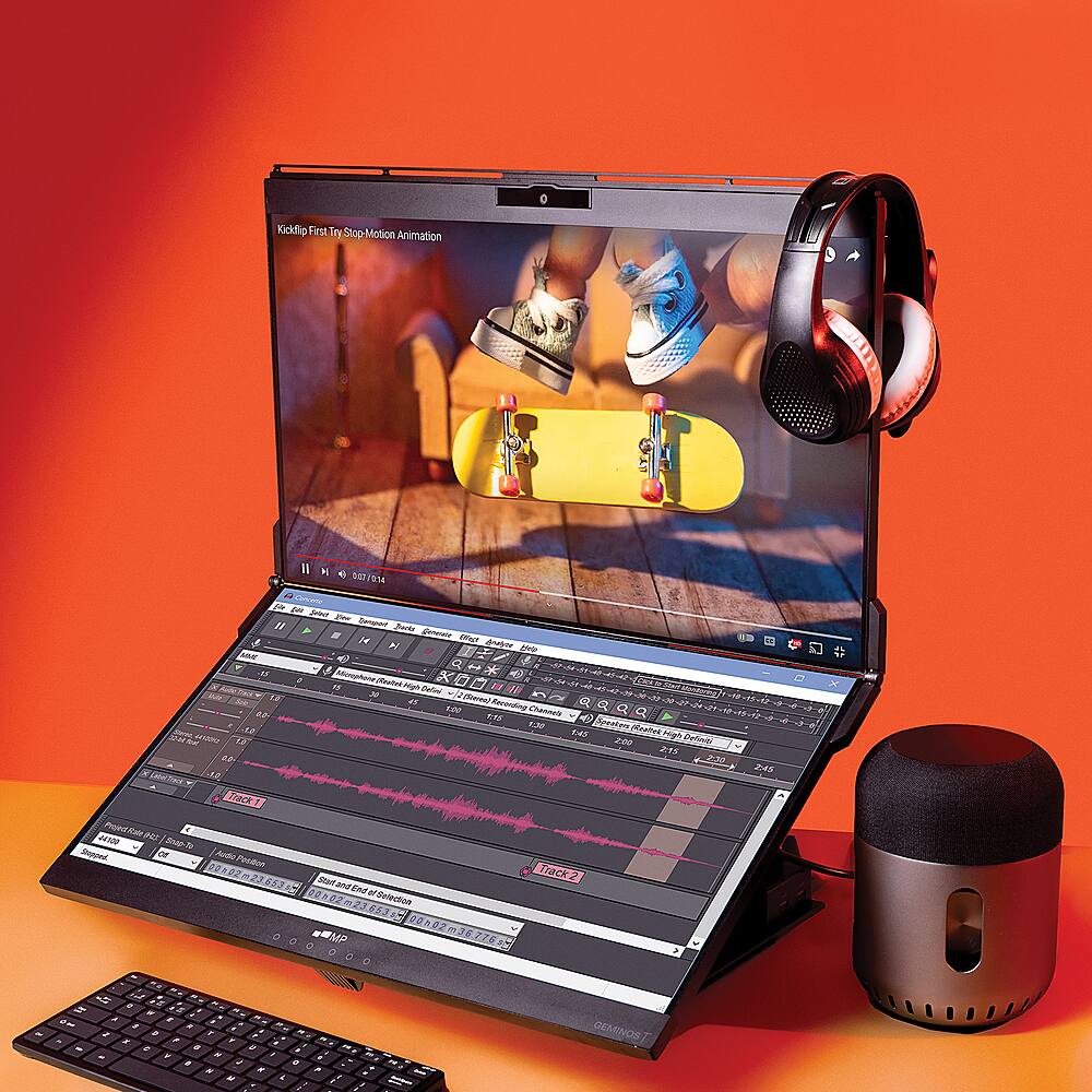 Alt View 16. Mobile Pixels - Geminos T FHD 24" LCD Monitor - Black.