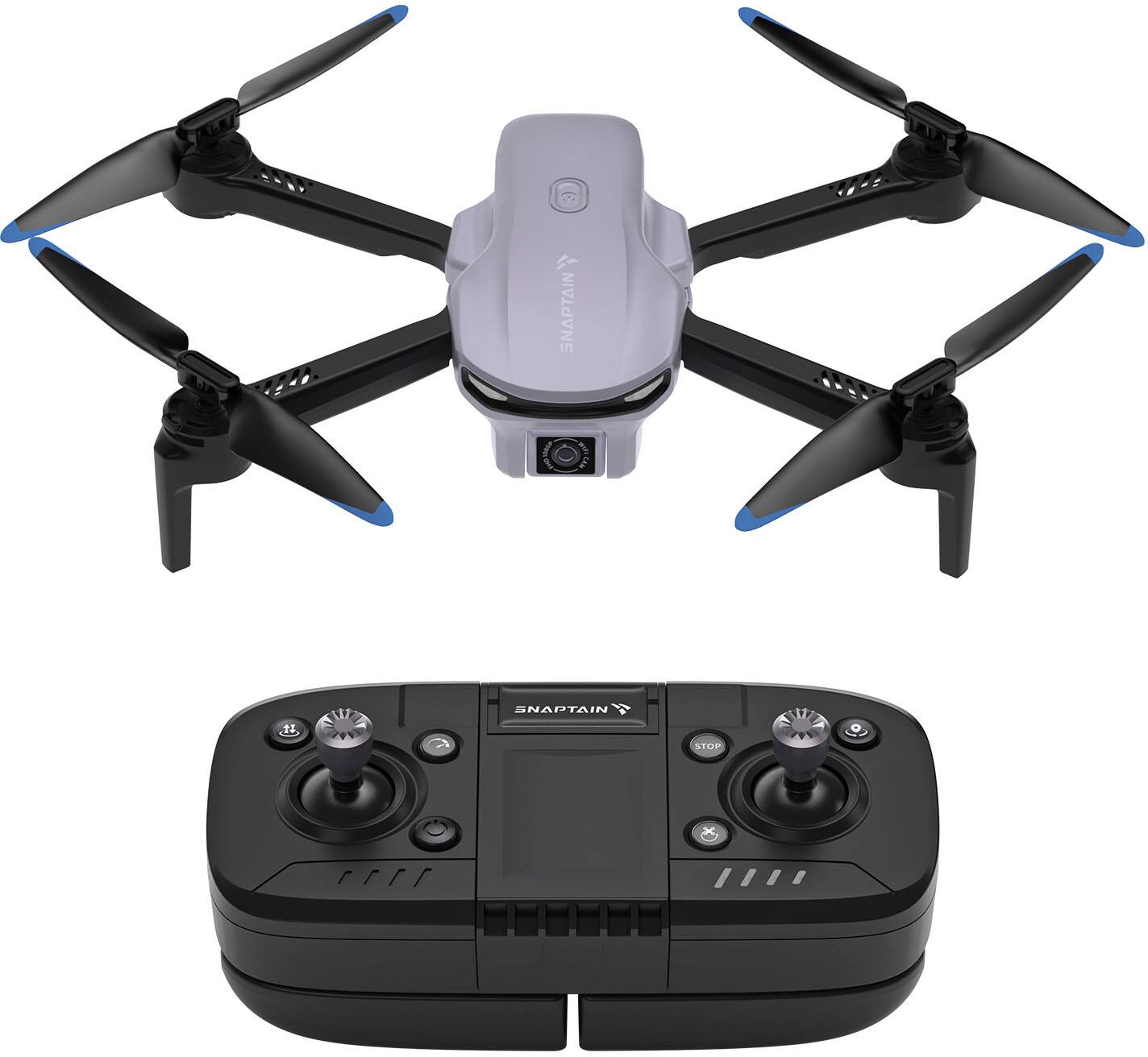 Alt View 11. Snaptain - E10 1080P Drone with Remote Controller - Gray.