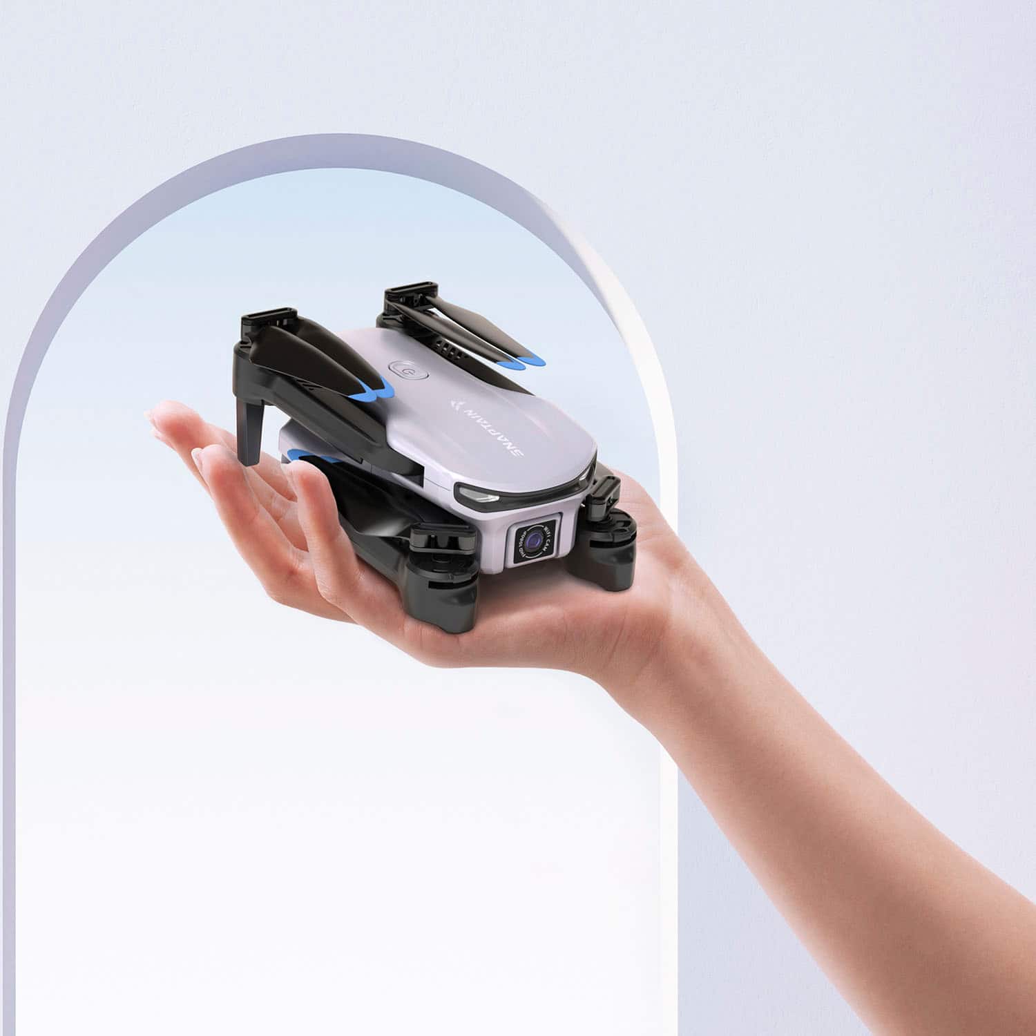 Alt View 13. Snaptain - E10 1080P Drone with Remote Controller - Gray.