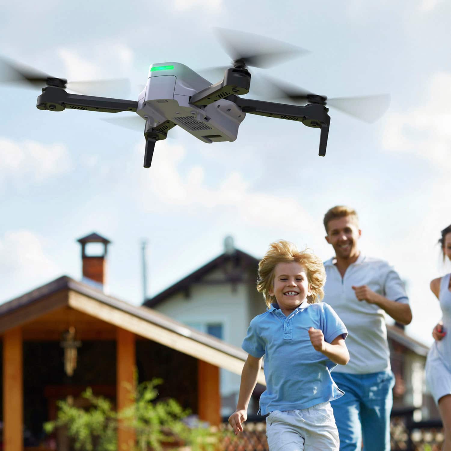 Alt View 14. Snaptain - E10 1080P Drone with Remote Controller - Gray.