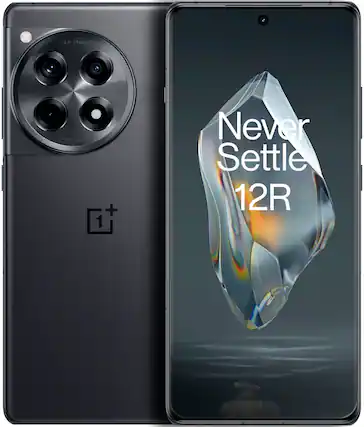 Front. OnePlus - 12R 128GB (Unlocked) - Iron Gray.