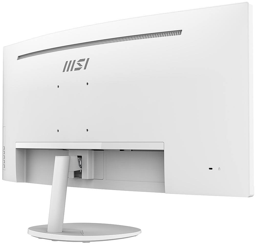 Alt View 12. MSI - Pro MP341CQW 34" Curved UWQHD 100Hz 1ms FreeSync Monitor ,Built-in Speakers  (DisplayPort, HDMI, ) - Matte White.