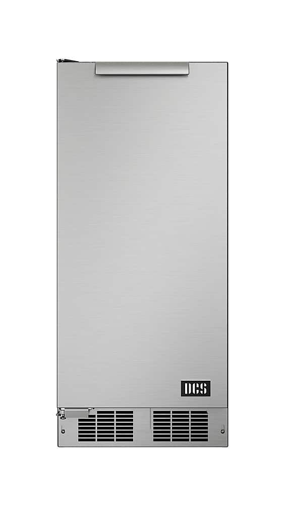 DCS - 15 in Outdoor Ice Machine, Left Hinge - Stainless Steel - Front_Zoom