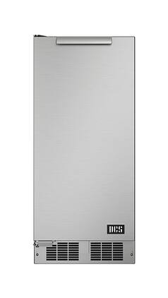 DCS - 15 in Outdoor Ice Machine, Left Hinge - Stainless Steel
