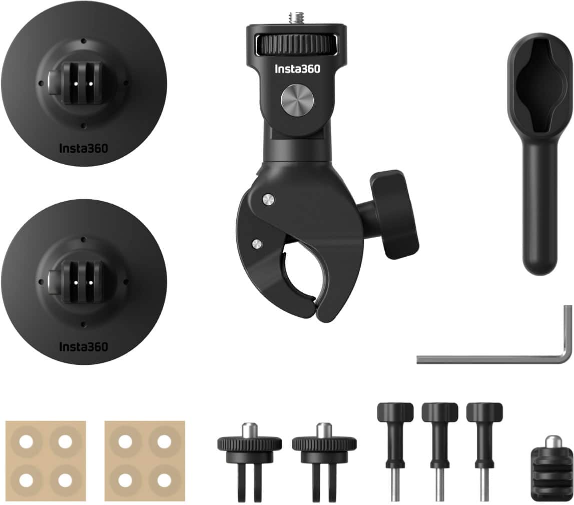Alt View 11. Insta360 - Motorcycle Accessories Bundle - Black.