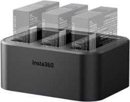 Insta360 - Ace/Ace Pro Fast Battery Charger Hub - Black - Front_Zoom