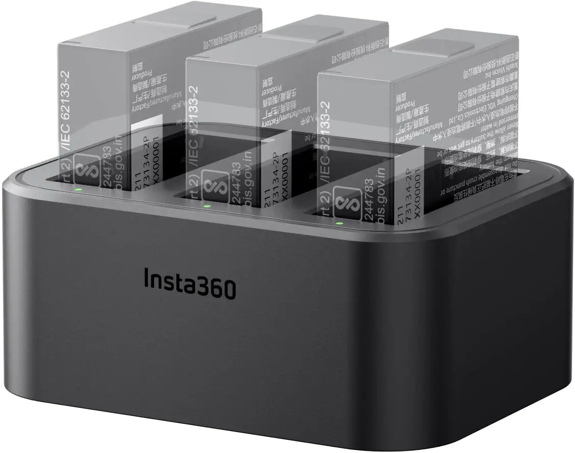 Insta360 - Ace/Ace Pro Fast Battery Charger Hub - Black