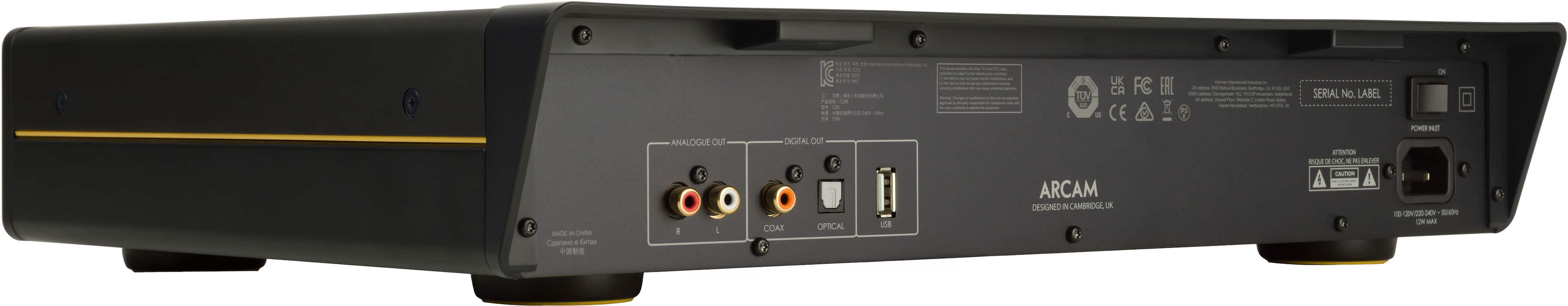 Alt View 11. Arcam - CD5 Compact Disc Player - Black.